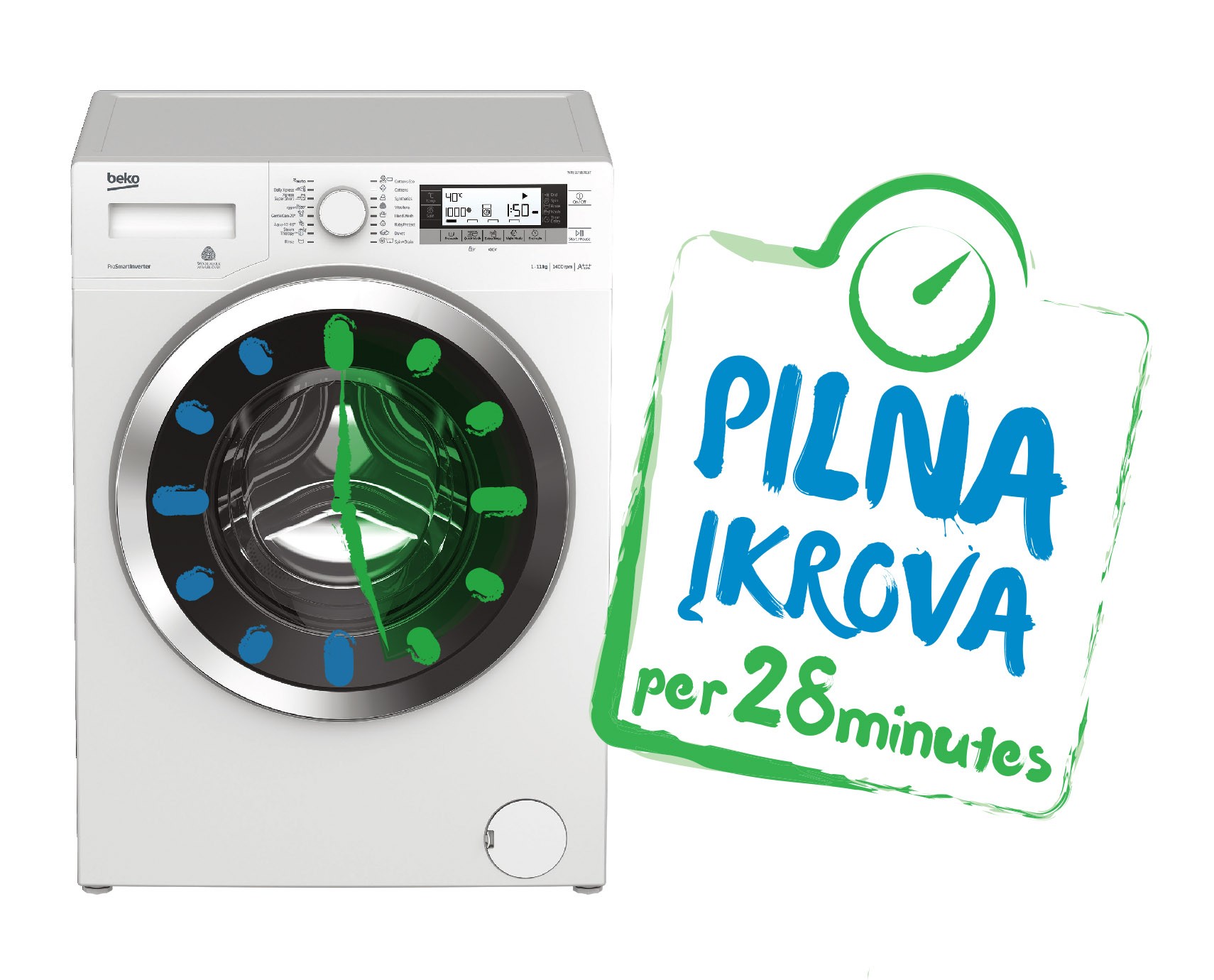 Kasdienio greito skalbimo programa